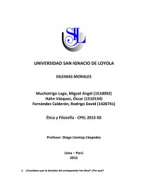 DILEMAS MORALES. Página 1