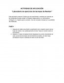 ACTIVIDAD DE APLICACIÓN “Laboratorio de ejercicios de las leyes de Newton’’