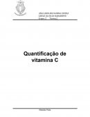 Quantificação de Vitamina C