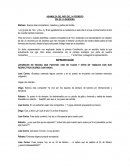 Representación mes de febrero