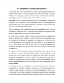 Geografia arma para la guerra