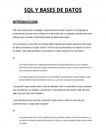 SQL BASE DE DATOS. Página 1