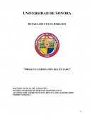 Origen y Formación del trabajo