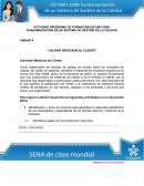 UNIDAD 4 “CALIDAD ENFOCADA AL CLIENTE”