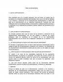 Taller de administrativo