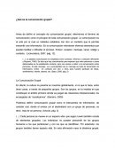 ¿Qué es la comunicación grupal?