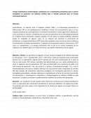 Resumen periodontal