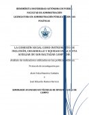 Protoloco de investigacion sobre Cohesion social