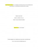 COMPLEMENTO DE LAS NORMAS INTERNACIONALES DE INFORMACION FINANCIERA Y EL SISTEMA DE GESTION DE CALIDAD