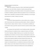 Filosofía de la Educación Latinoamericana