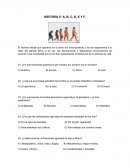 Examen de historia 1, 1 bimestre, secundaria