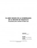 Libro Negro de la Gobernanza Región de Tarapacá