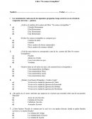 Evaluación no somos irrompibles