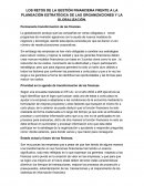 LOS RETOS DE LA GESTIÓN FINANCIERA FRENTE A LA PLANEACIÓN ESTRATÉGICA DE LAS ORGANIZACIONES Y LA GLOBALIZACIÓN