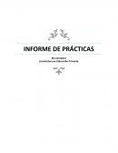 INFORMES DE PRÁCTICA