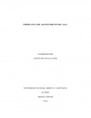 Importancia del abastecimiento del agua - unad