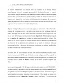 ANTECEDENTES DE LA CASACION