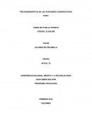 PSICODIAGNÓSTICO DE LAS FUNCIONES COGNOSCITIVAS FASE I