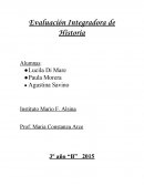 Trabajo de historia 3° año