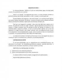 COSTOS. Página 1