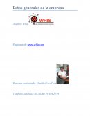 Datos generales de una empresa