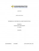 RESUMEN DE LA HISTORIA DE LA CONSTITUCIÓN POLÍTICA