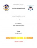 DERECHO II Tema: Constitución Nacional