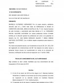 RECURSO: INCONFORMIDAD