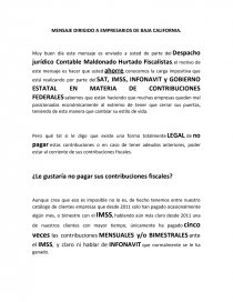 TIENE PROBLEMAS FISCALES MEXICALI?. Página 1