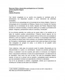 Resumen Dieta y desarrollos prehispánicos en Colombia