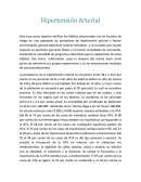 La prevalencia de la hipertensión arterial se encuentra entre 38,2 a 25,6 por ciento en las personas de15 y más años de edad