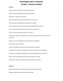 Plan estrategico de marketing