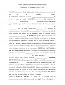 MODELO DE ESCRITURA DE CONSTITUCIÓN