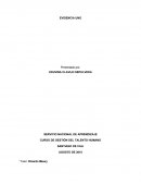 Actividad de aprendizaje No. 3 Curso de gestión del talento humano