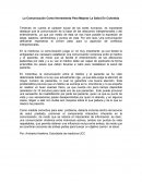 Ensayo comunicación