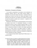 EL PROBLEMA Planteamiento y Formulación del Problema