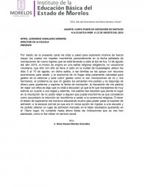 Carta. Página 1