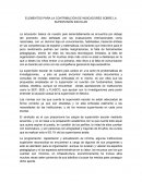 Ensayo "ELEMENTOS PARA LA CONTRIBUCIÓN DE INDICADORES SOBRE LA SUPERVISIÓN ESCOLAR"