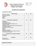Formato de revisión de planeación