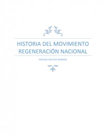 MORENA, PARTIDO POLITICO. Página 1