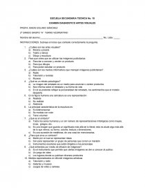 Examen diagnostico. Página 1