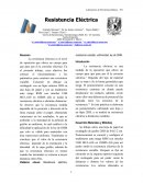 Resistencia electrica es el nivel de oposición que ofrece un cuerpo para que pase por él la corriente eléctrica