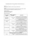 Procedimiento de Ventas A&B