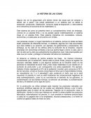 La histori de las cosas