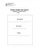 Prueba de Lenguaje 1°año