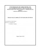 Regras de trabalho científico