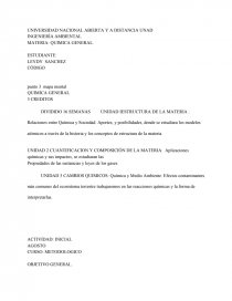 QUIMICA GENERAL 3 CREDITOS. Página 1