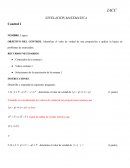 NIVELACIÓN MATEMATICA Control 1