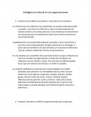 Inteligencia cultural en las organizaciones