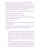 Artículo 3 habla del Accidente de trabajo. ¿Qué es?